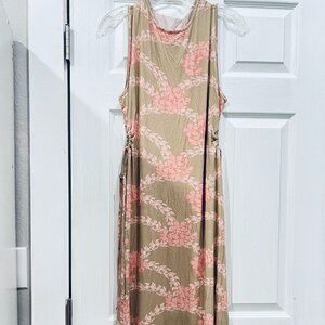 NWT Lexbreezy Hawaii maxi dress sz XL NEW